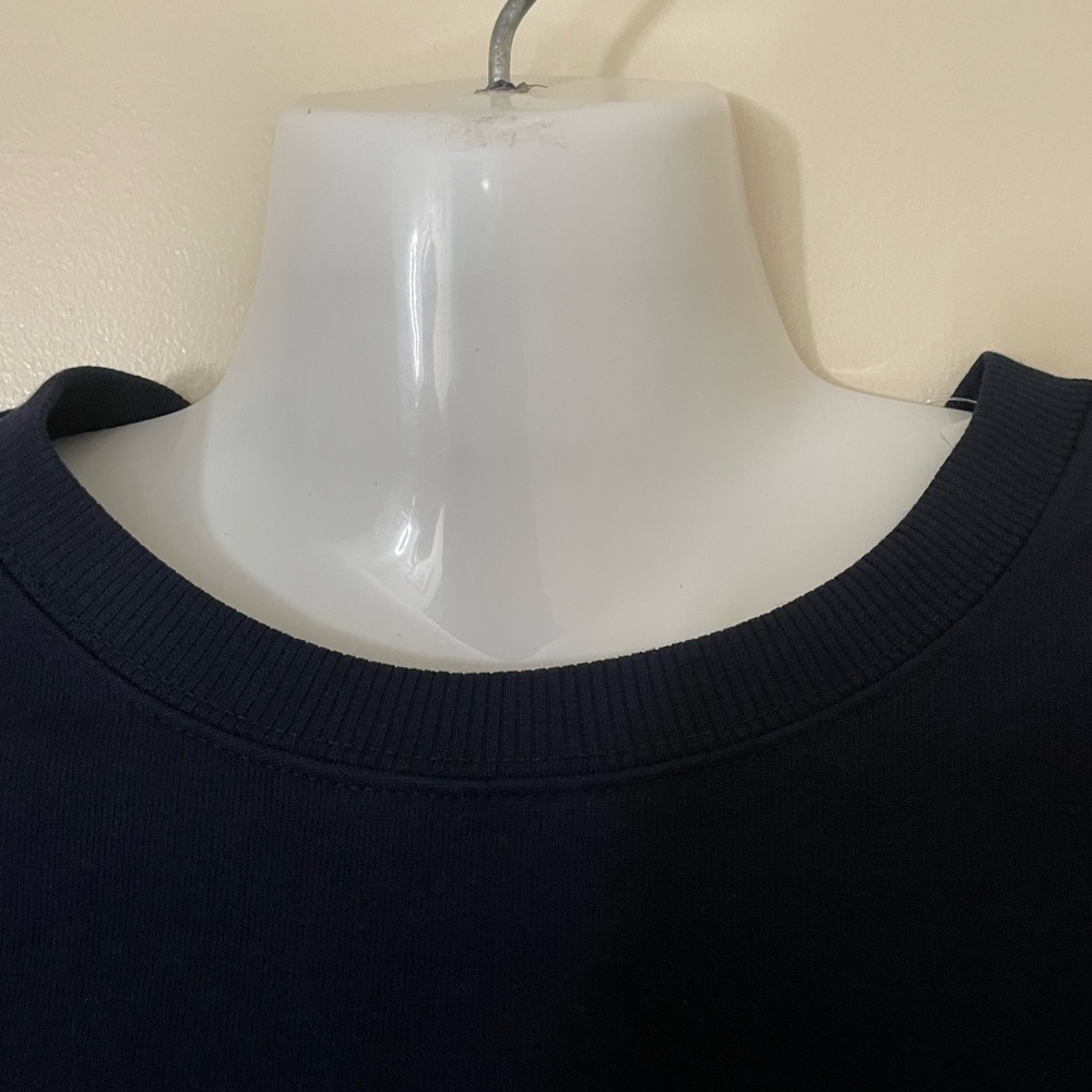 Sz L Reitman’s women’s Long-Sleeve Crew-Neck Sweatshirt with Fooler Insert navy - Picture 10 of 13